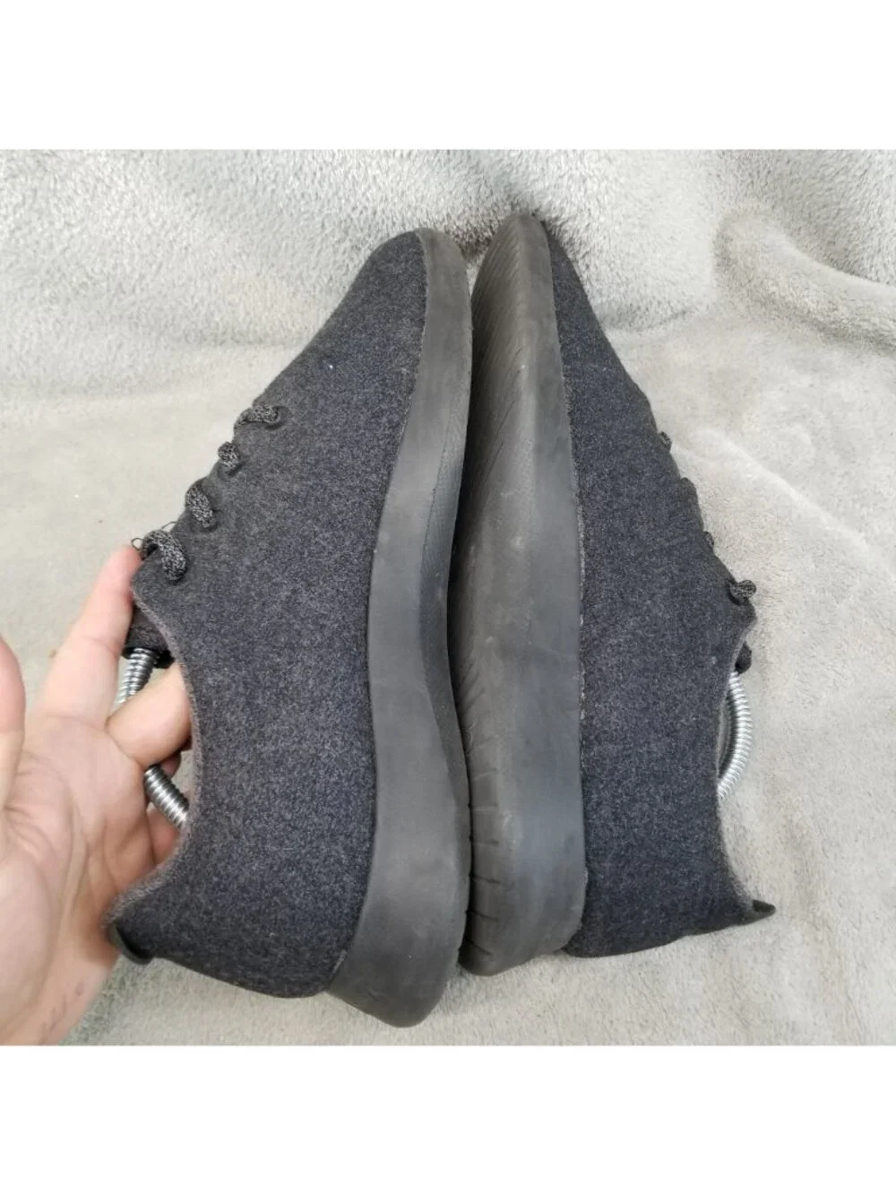 Allbirds Shoes Mens Size 10 The Wool Runners Black Merino Wool Sneakers *Read*